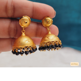 Earrings - Matt Finish Jumka